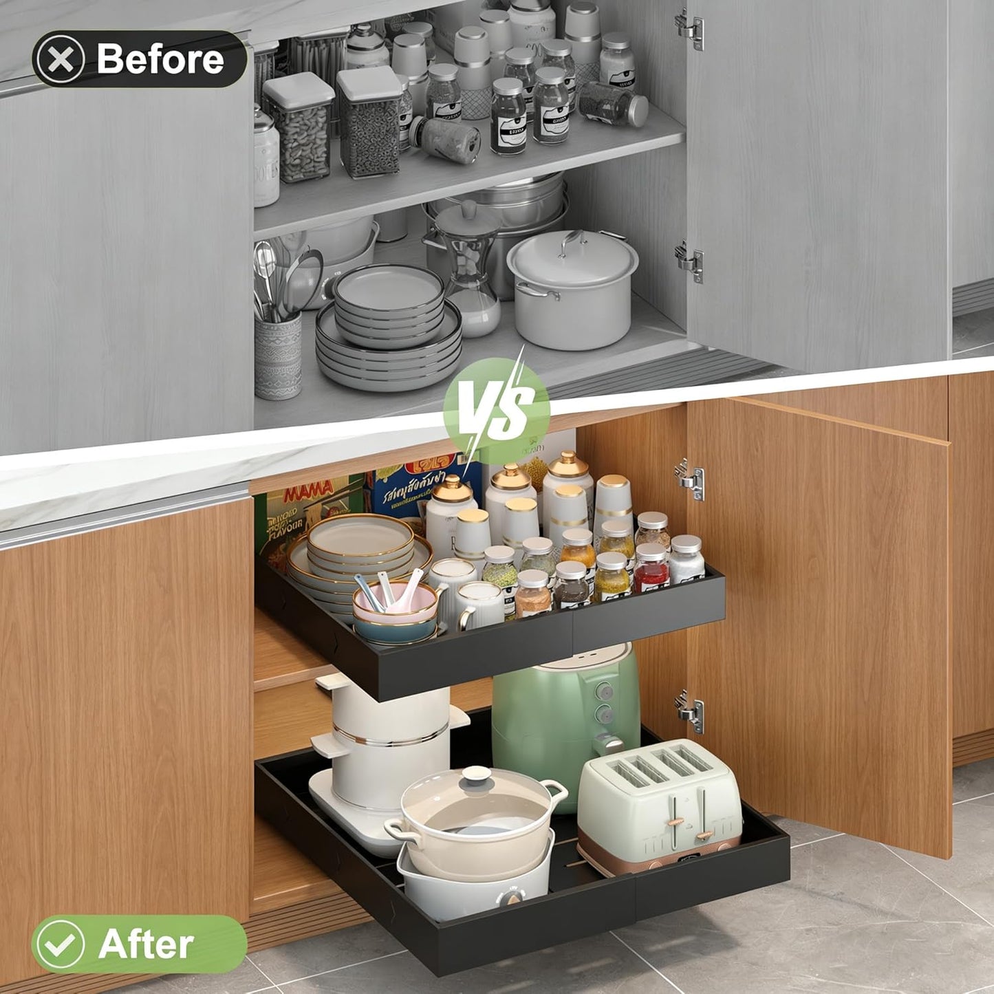 Pull Out Cabinet Organizer