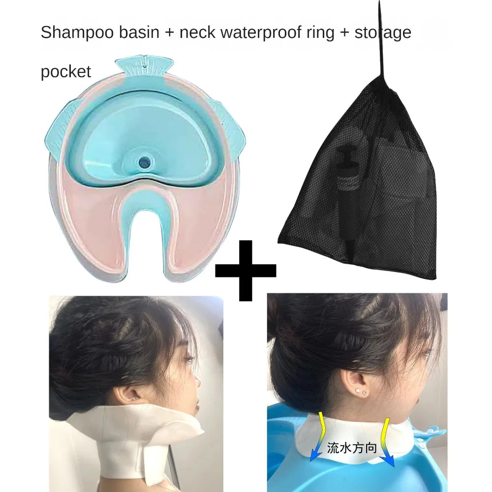 Portable & Foldable Plastic Hair Basin