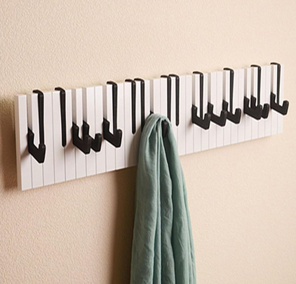 Wall-Mounted Punch Free Piano Storage Holder