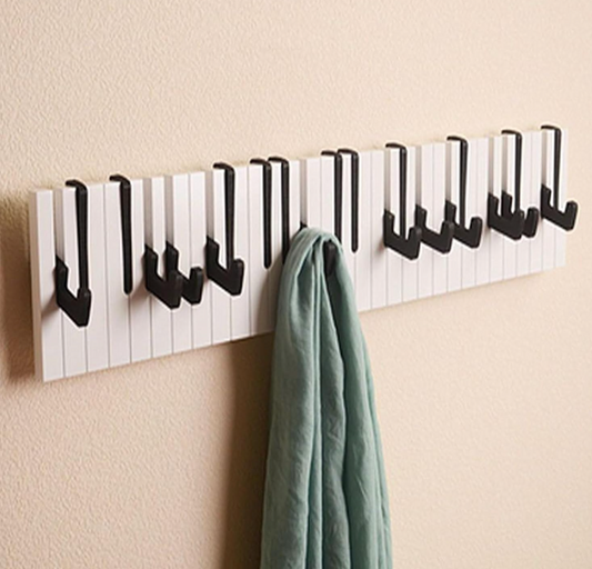 Wall-Mounted Punch Free Piano Storage Holder
