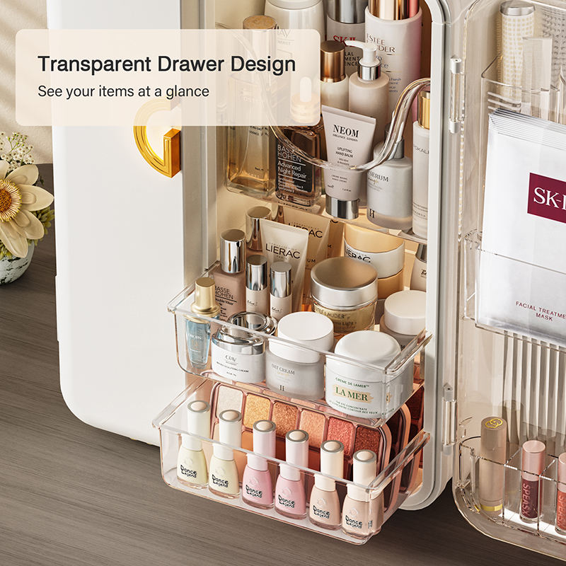 Transparent Vanity Makeup Storage Box