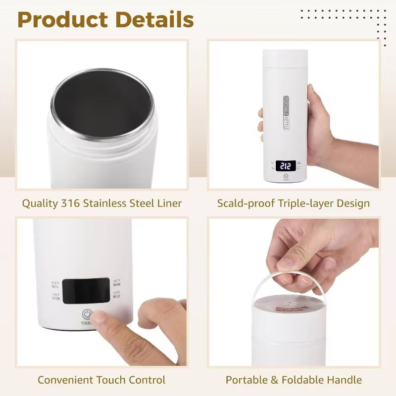Portable Travel Electric Kettle