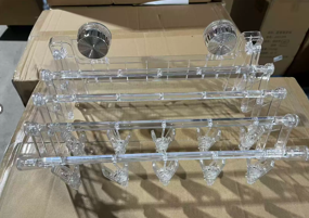 Wall Mounted Foldable Suction Cup Organiser