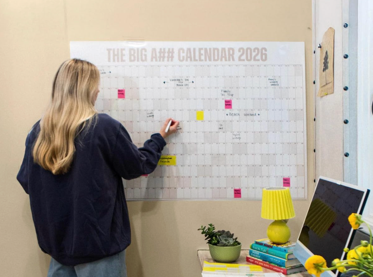 2026 Extra Large Full-Year Wall Calendar
