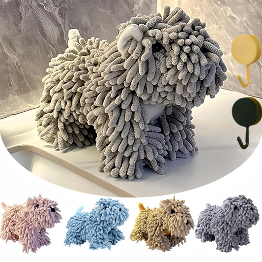 Dog Shaped Hand Towel