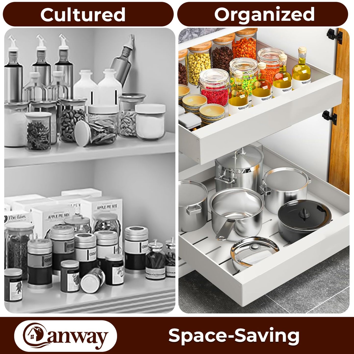Pull Out Cabinet Organizer