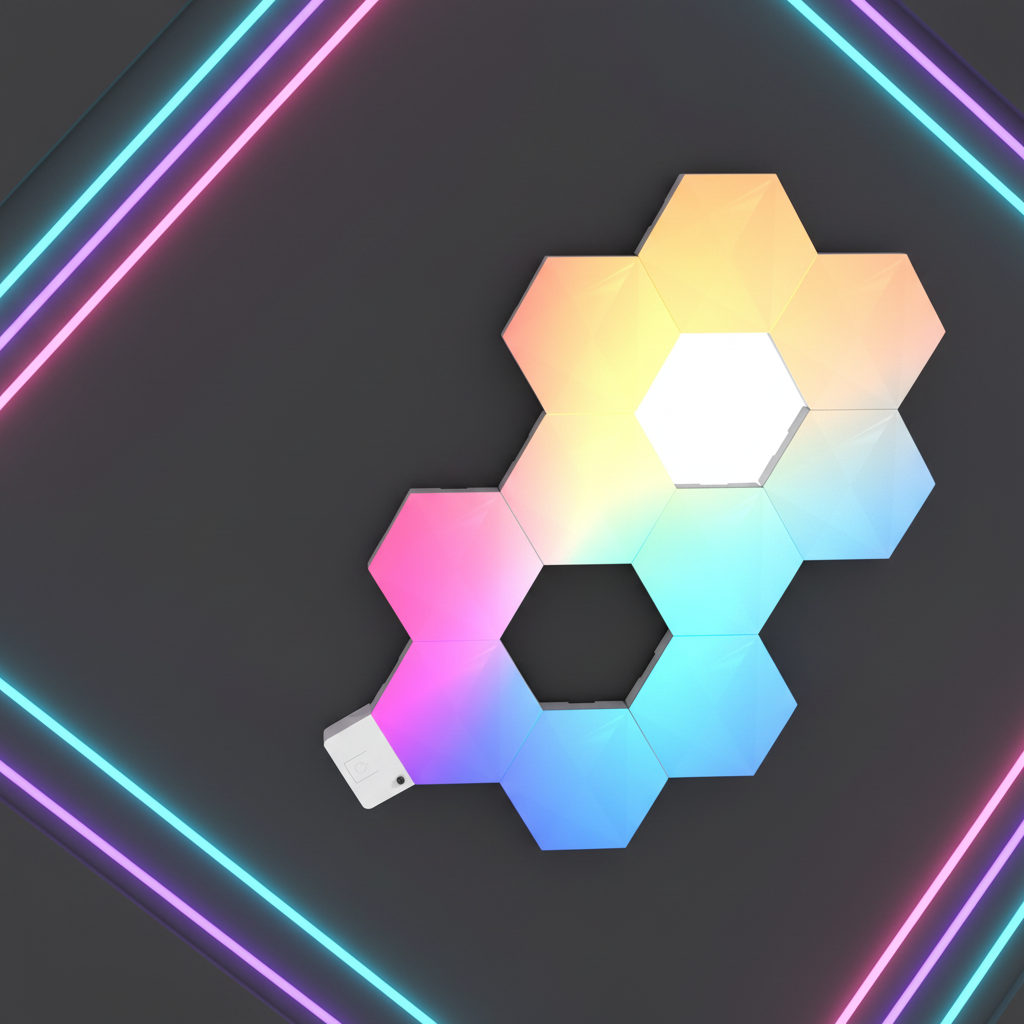 RGBIC Hexagon LED Smart Wall Lights