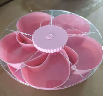 Divided Spin Snack Serving Tray