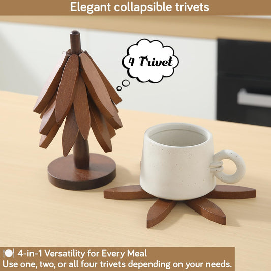 Tree Shaped Wooden Coaster