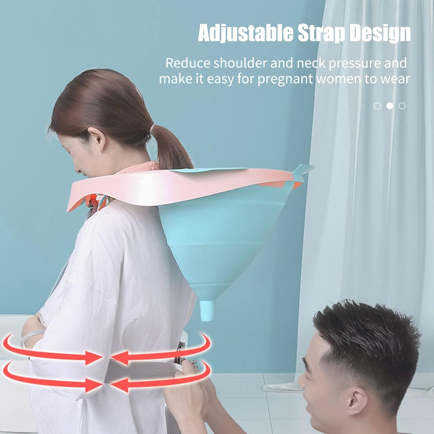 Portable & Foldable Plastic Hair Basin