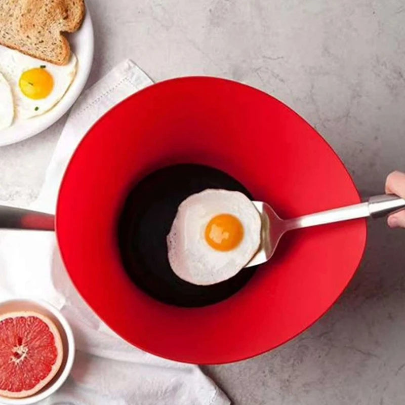 Non-Stick Silicone Frywall Splatter Guard