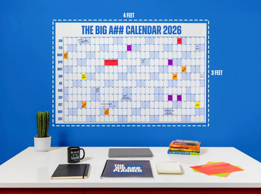 2026 Extra Large Full-Year Wall Calendar