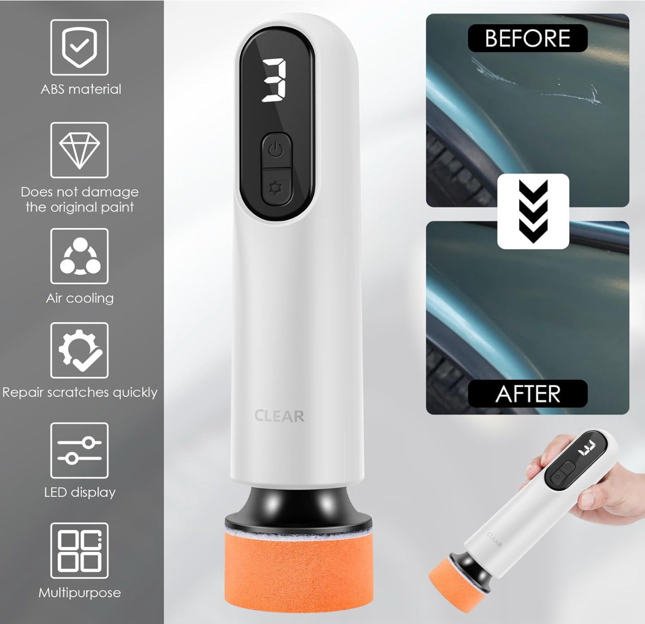 Mini Cordless Car Polishing Machine