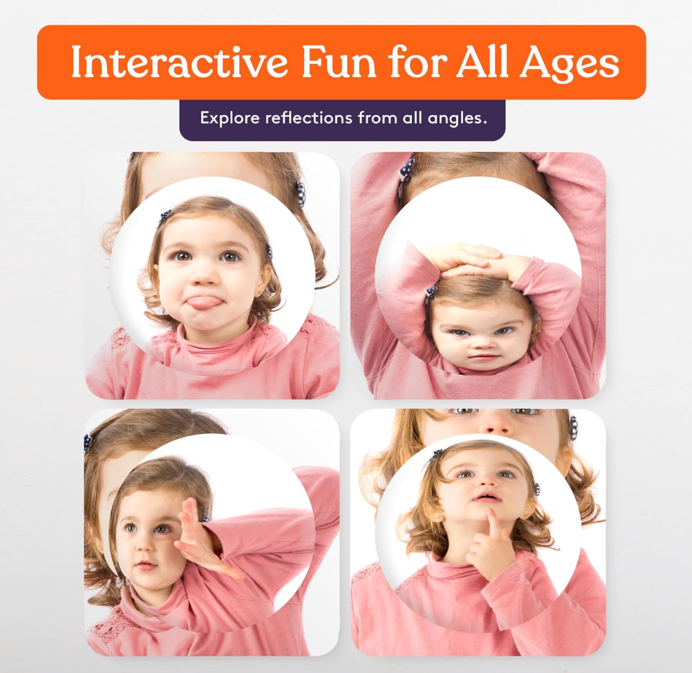 Interactive Acrylic Bubble Wall Mirror