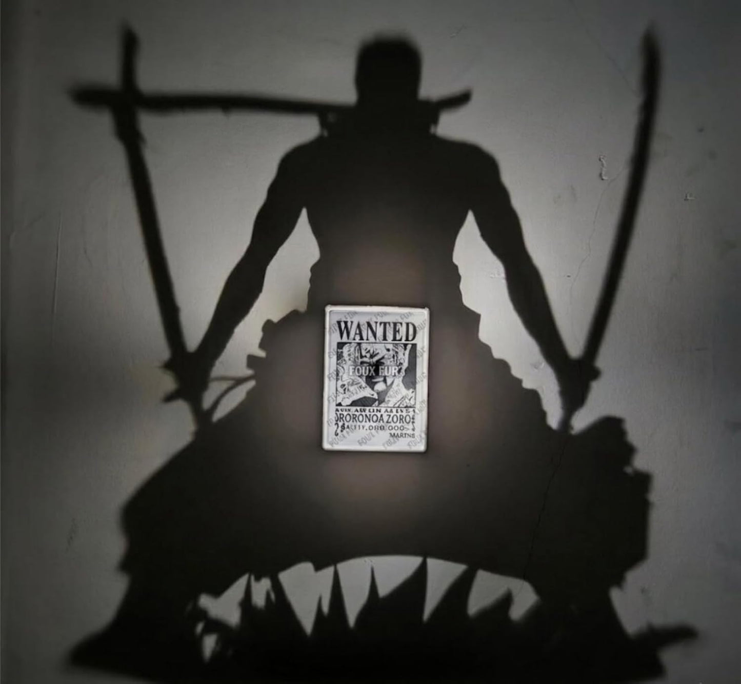 Roronoa Zoro Anime Shadow Lamp