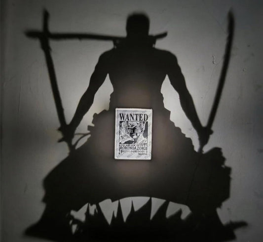 Roronoa Zoro Anime Shadow Lamp