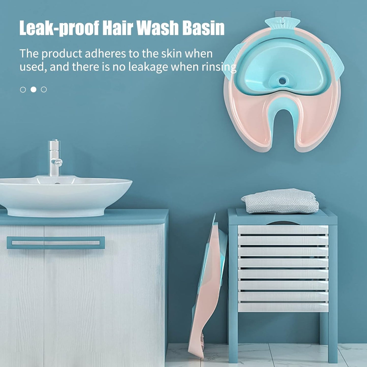 Portable & Foldable Plastic Hair Basin