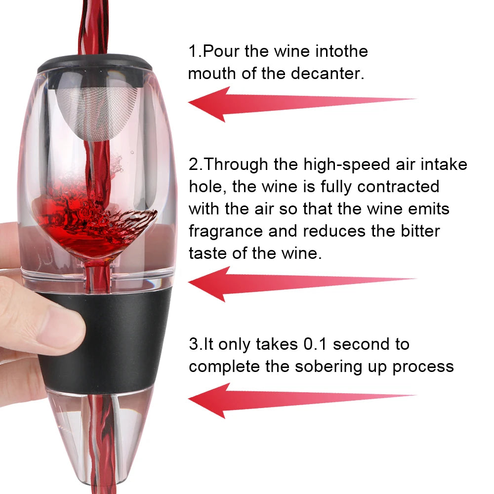 Umbrella Shaped Glass Wine Aerator