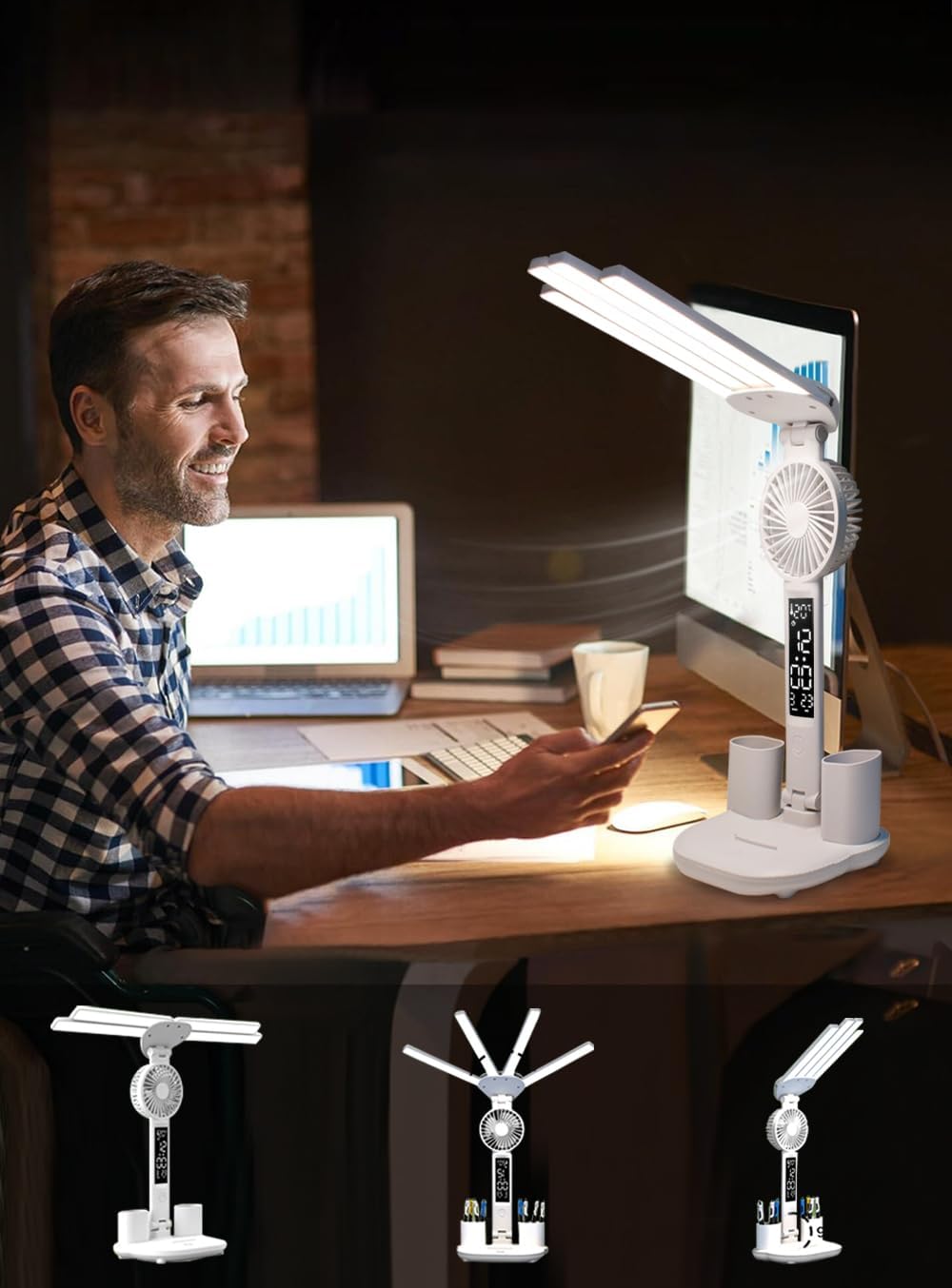 3 in 1 Multifunction Table Lamp