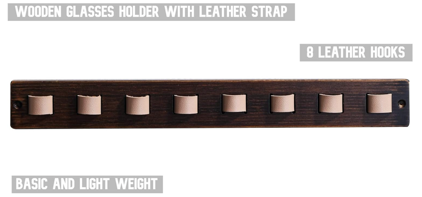 Wall Mounted Sunglass Holder Rack
