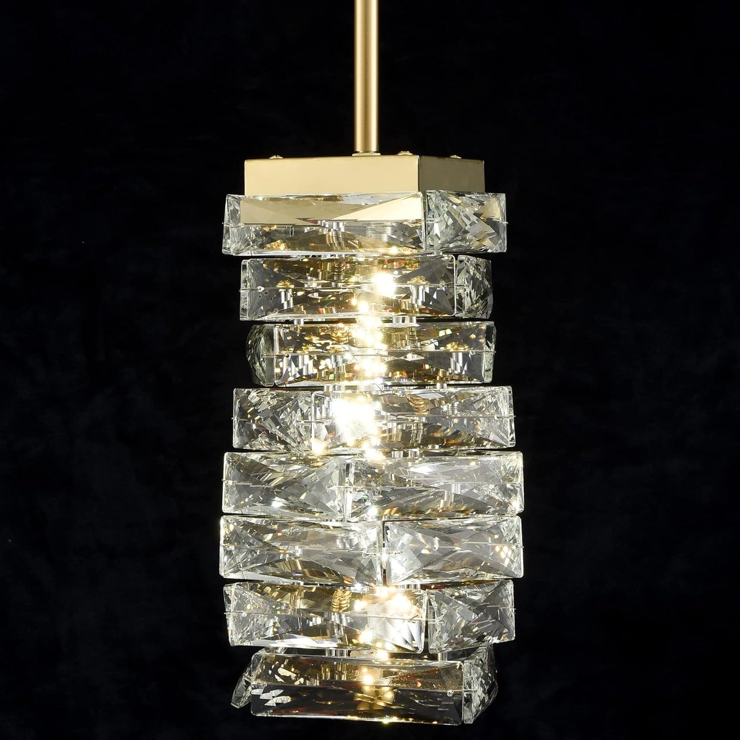 Crystal Frost Chandelier Lamp