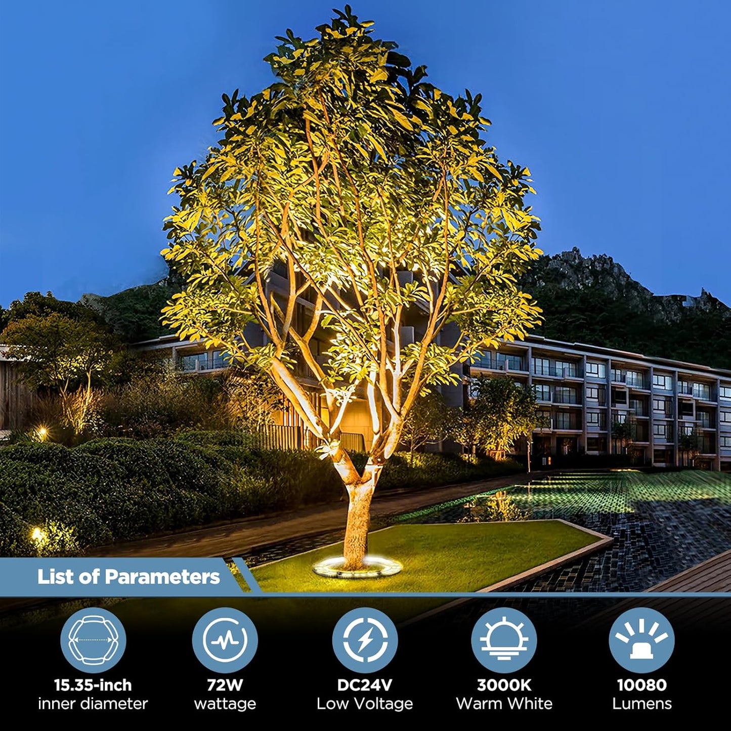 Outdoor Ring Tree Light