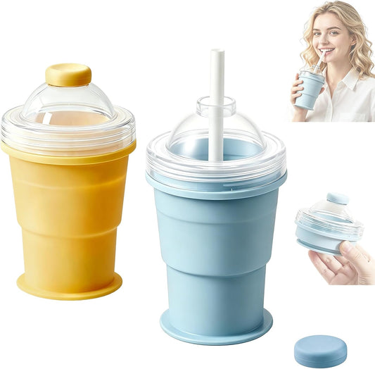 Collapsible Silicone Ice Ball Maker Cup