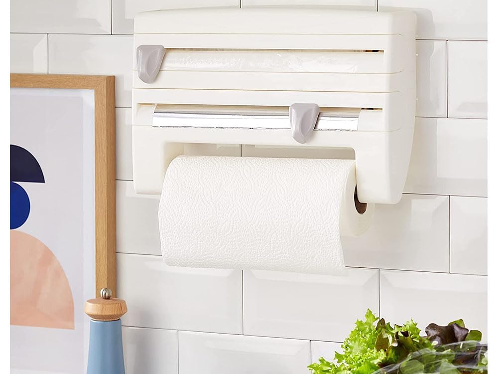 Multi-Function Kitchen Rack with Tissue & Foil Dispenser