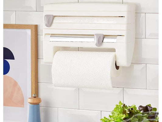 Multi-Function Kitchen Rack with Tissue & Foil Dispenser
