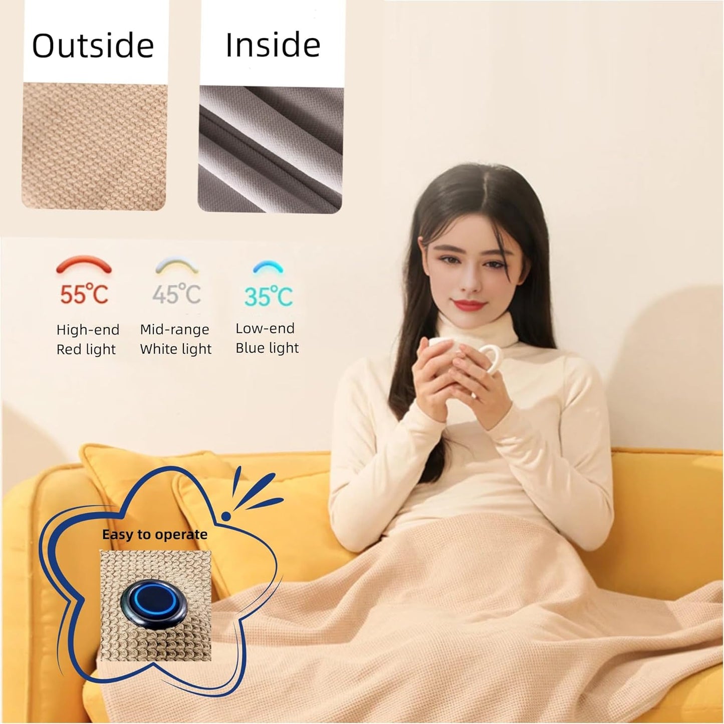 USB Powered Heating Shawl