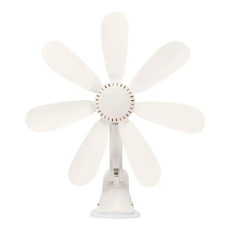 Portable Clip-On Flower Shape Desk Fan