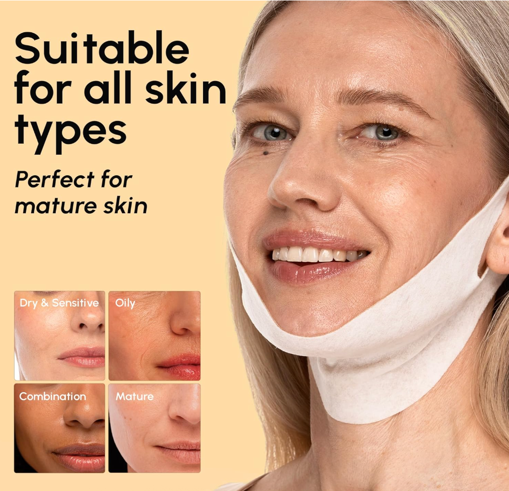 24K Gold & Collagen V-Line Lifting Mask