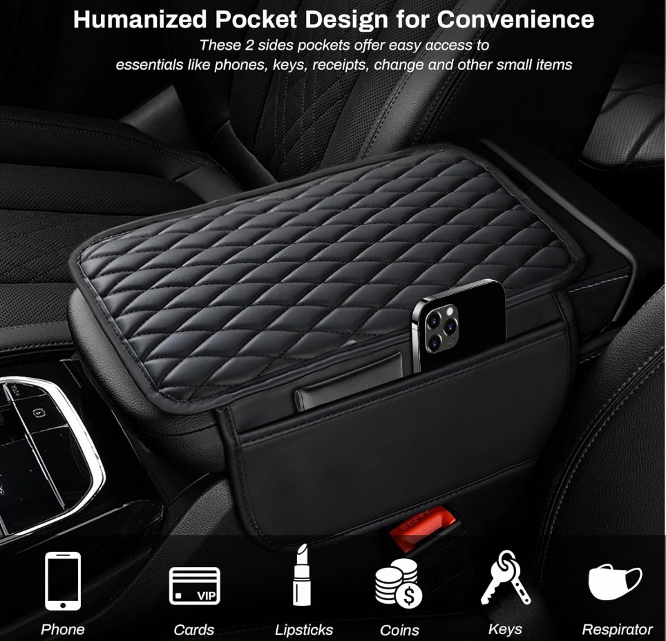 Car Center Console Armrest Cover