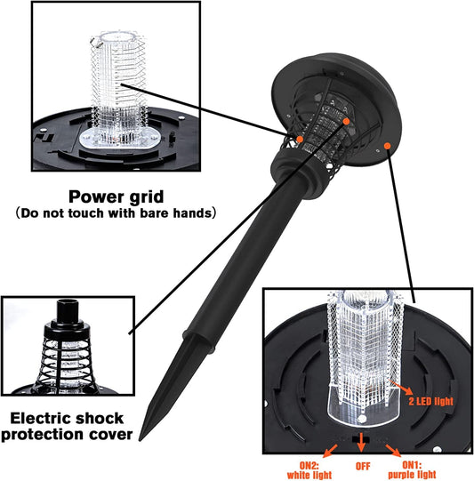 Solar Powered Mosquito Killer Lamp