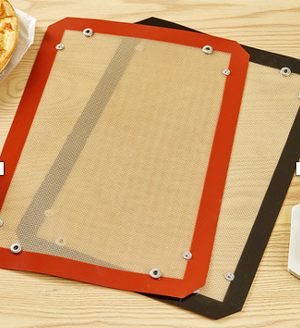 Silicone Fiber Baking Mat with Buckle