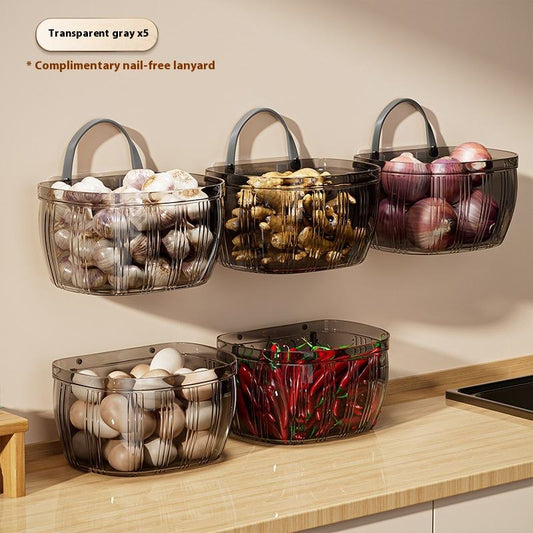 Multifunctional Wall Mounted Storage Basket