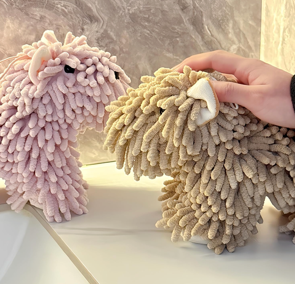 Dog Shaped Hand Towel