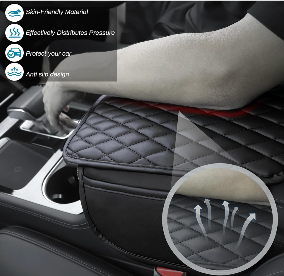 Car Center Console Armrest Cover