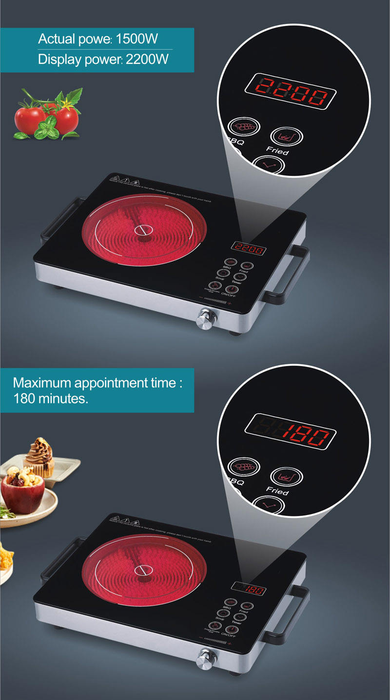 Infrared Cooktop Single Burner
