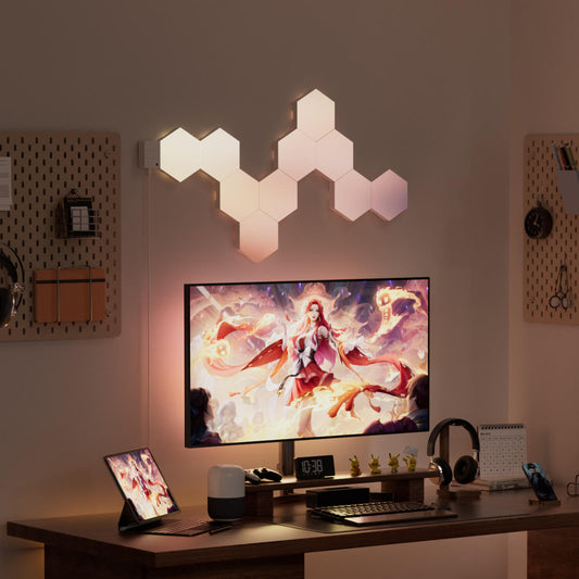 RGBIC Hexagon LED Smart Wall Lights