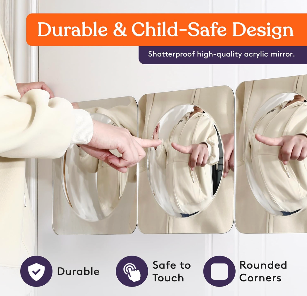Interactive Acrylic Bubble Wall Mirror