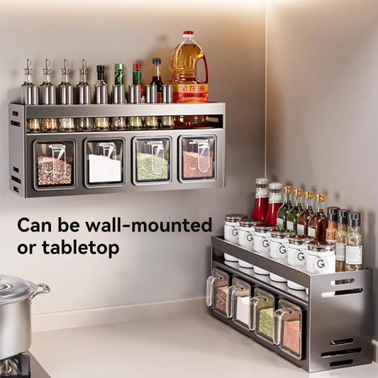 Multifunctional Wall-Wounted Kitchen Organizer