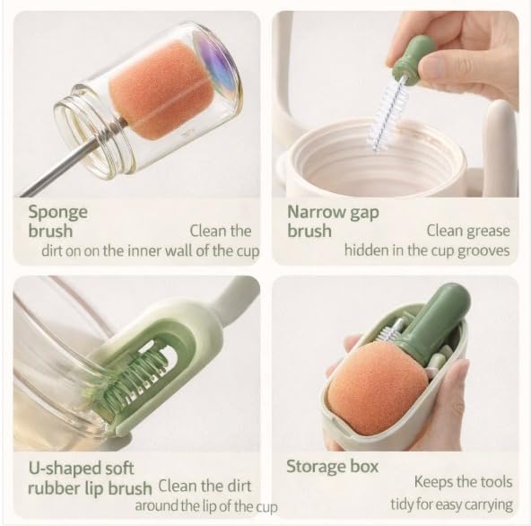 3 In 1 Telescopic Cup Cleaning Brush
