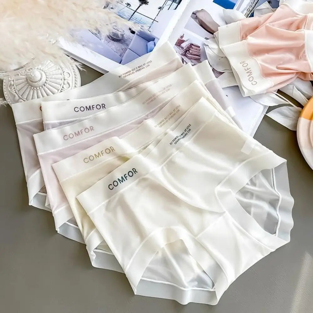 Ice Silk Ultra-Thin Breathable Seamless Womens Panties