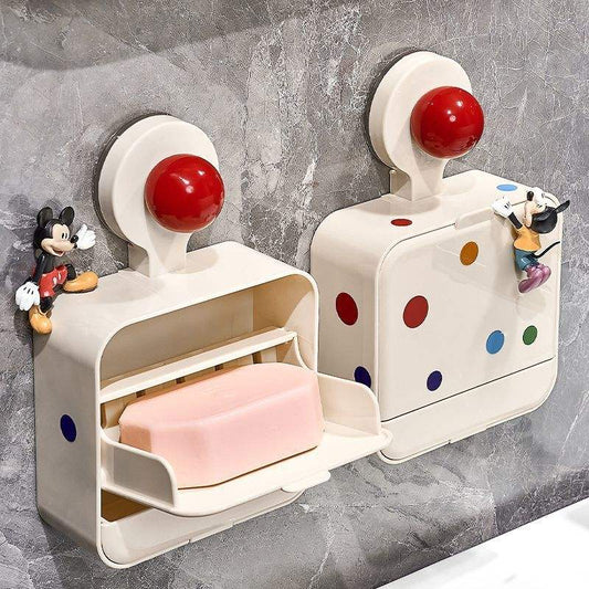 Wall Mounted No-Drill Self-Draining Soap Holder