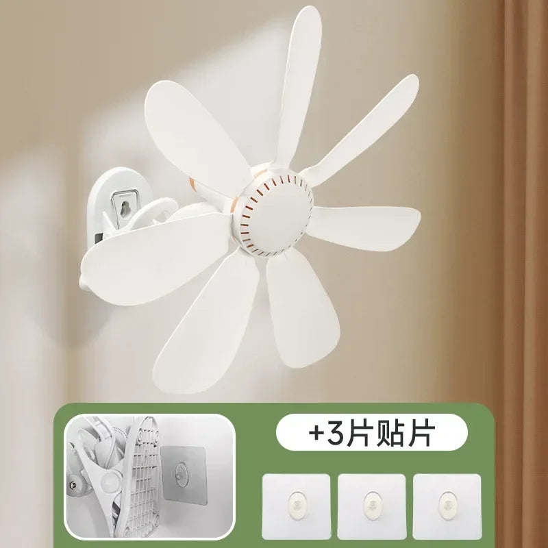 Portable Clip-On Flower Shape Desk Fan