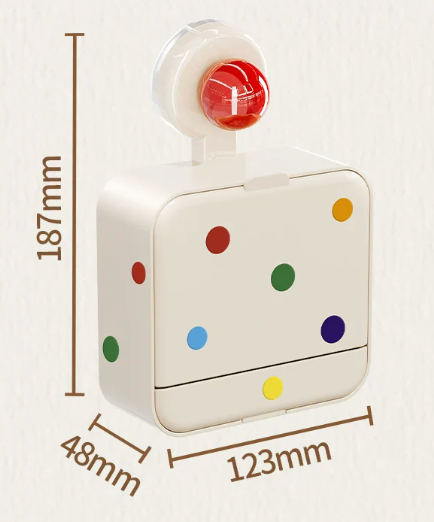 Wall Mounted No-Drill Self-Draining Soap Holder