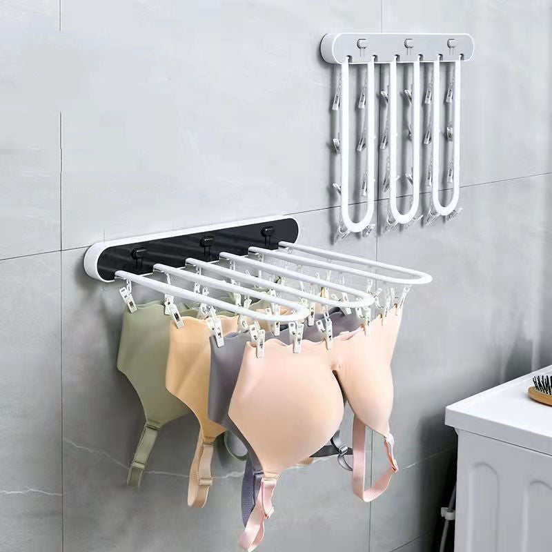 Multi-Purpose Wall Mounted Foldable Drying Hanger