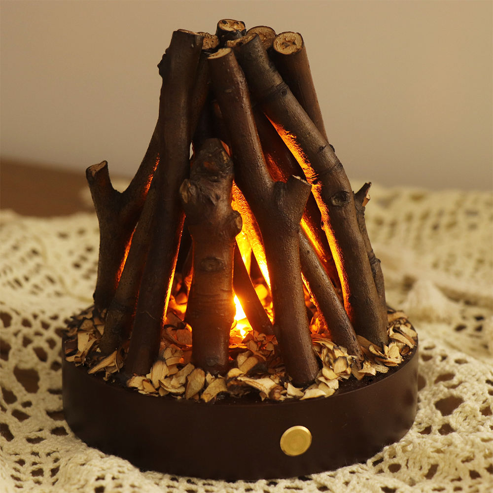 Little Campfire Night Table Lamp