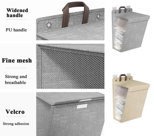Wall Mounted Folding Laundry Basket